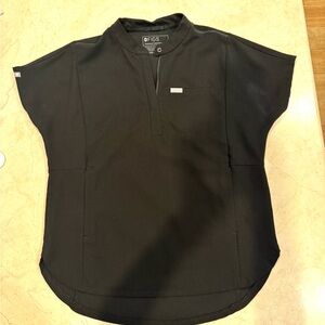 Women’s scrub top - fibs - small - black